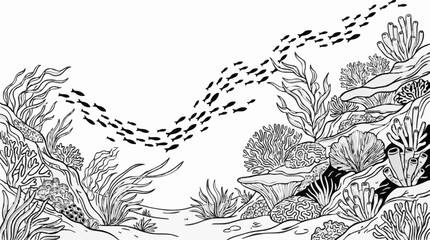 Biodiversity of the coral reef for world ocean day © Farrel Lexxy