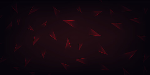 Dark Red Abstract Geometric Crystals Pattern Low Poly Background © nuris