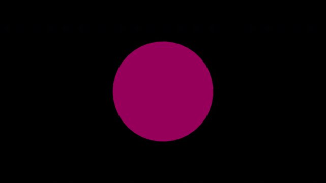 Simple abstract geometric shape transition animation with a simple circle to square effect for modern video projects. Loop flat design