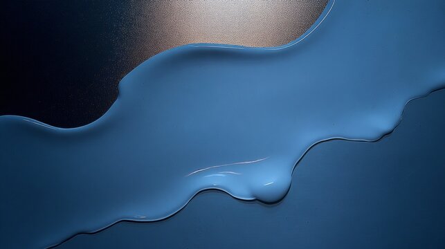 Translucent gel collision with metallic surface - texture and abstract design. Sensory tactile abstraction exploring material texture, surface density and depth through touch and haptic perception.