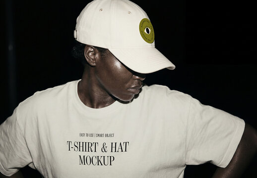 Hat & T-Shirt Mockup
