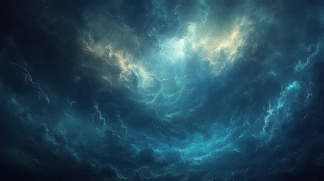 Intense Tornado Cloud Formation With Striking Lightning Flashes Footage