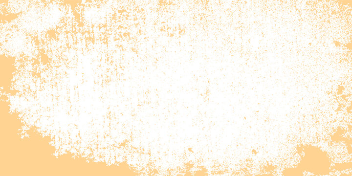 Grunge-style background with a textured, distressed. The background is primarily orange with white patches, creating an orange, rugged effect. Brush stroke texture background. Orange background vector