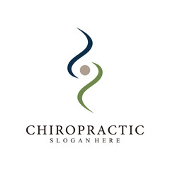 Fototapeta premium Minimal Wellness Vector Logo
