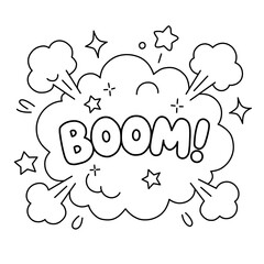 hand drawn comic book , boomb boom © Xaddar 
