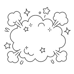 hand drawn speech bubble,bomb,boom © Xaddar 