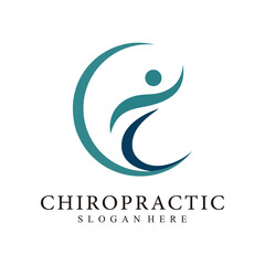 Obraz premium Minimal Wellness Vector Logo