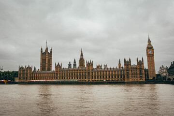 Obraz premium The Palace of Westminster and Big Ben in London