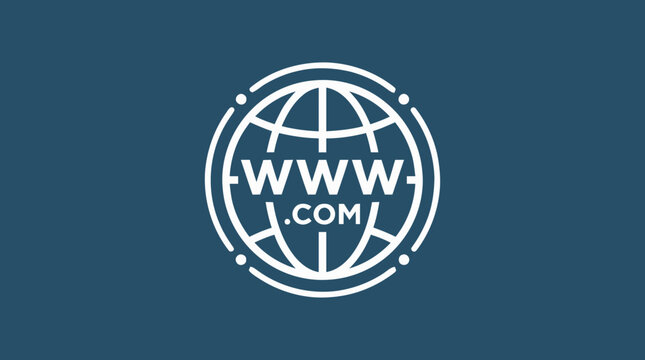 White internet www dot com logo.