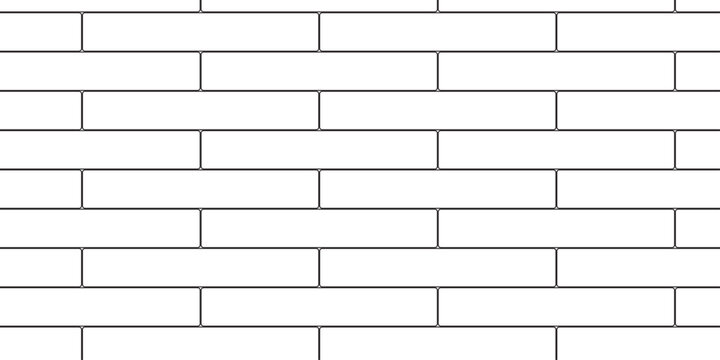 white and black brick wall texture and solid bricks seamless pattern background.