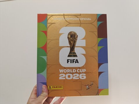 &Aacute;lbum Copa do Mundo FIFA - World Cup 2026 - &Aacute;lbum Capa Dura Ouro PANINI.