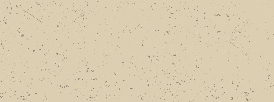 Minimal paper texture for scrapbook. Beige ecru bg with speckles, dots and flecks. Vintage eggshell craft background.