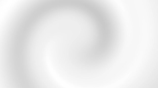 Seamless soft blurred white and gray abstract background with gentle circular motion, clean minimal look and plenty of copy space for design, wellness, technology, or modern branding use loop.