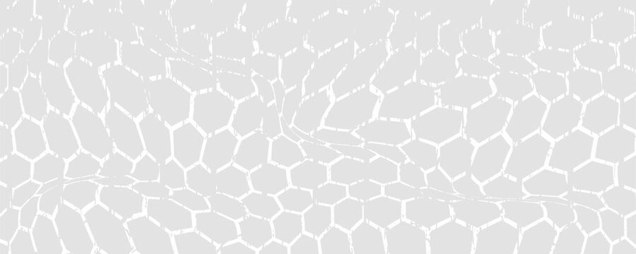 White 3d hexagonal technology vector abstract background. Blue bright energy flashes under hexagon in modern technology futuristic background vector illustration.