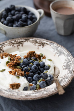 Blueberry Yogurt Breakfast Bowl