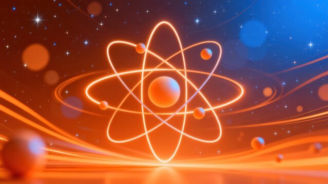 Atomic structure in space