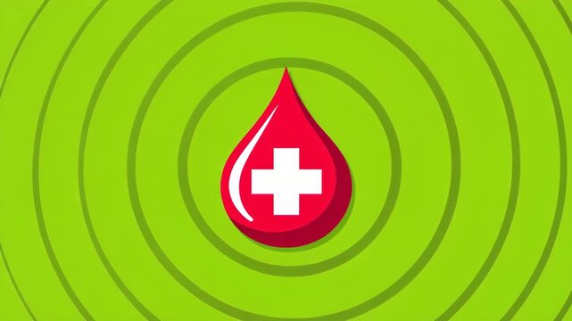 Blood Donation Medical Symbol Illustration