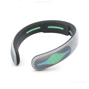 Smart wearable fitness tracker device technology.