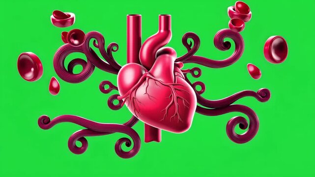 Human Heart Anatomy Illustration