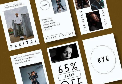 Minimal Fashion Collection Story Template Set