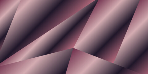 Obraz premium Pink Folded Paper Abstract Gradient Background Modern Design