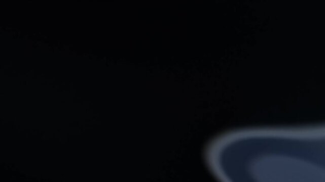 Abstract Blurred Circles in Soft Blue Lighting
