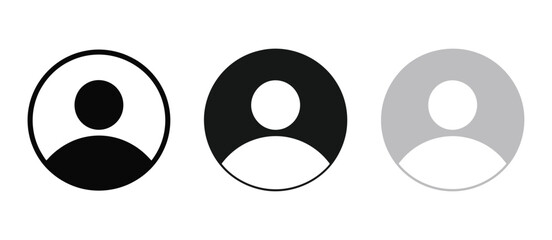 Avatar account icon vector with default social media profile photo symbol for user interface and application design. © Sidratul Muntaha 4