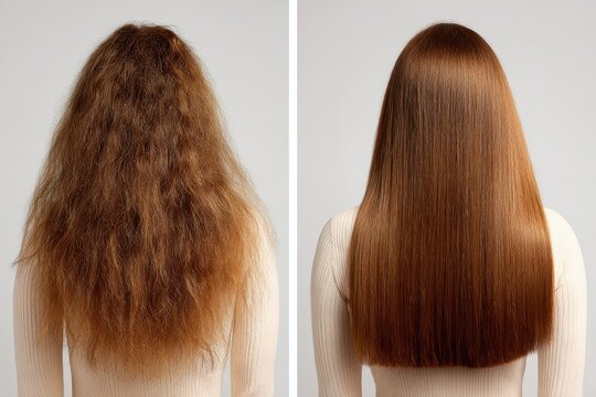 Keratin hair makeover: from frizzy, dull locks to glossy healthy hair