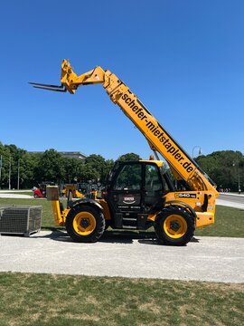 Munich, Germany
May 27, 2026
A yellow telehandler