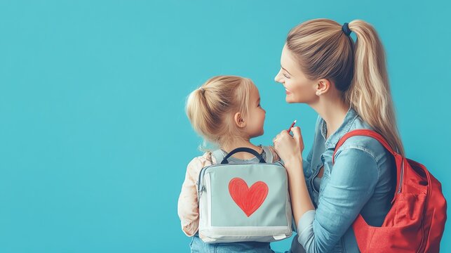 Mom Marketing Mom and daughter share a joyful moment together. professional stock content marketing concept