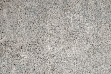 Fototapeta premium Close-up of rough painted concrete or stucco wall texture with small granular details. Neutral gray surface background suitable for construction, architecture, industrial, design projects.