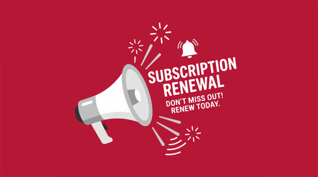 Megaphone Subscription Renewal Reminder.