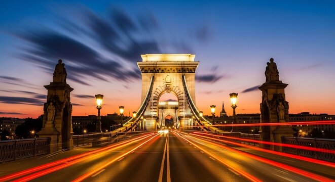 Sunset City Bridge