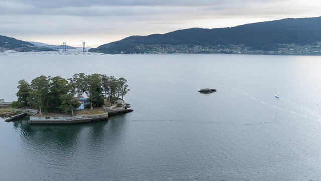 San simon islands natural park redondela vigo