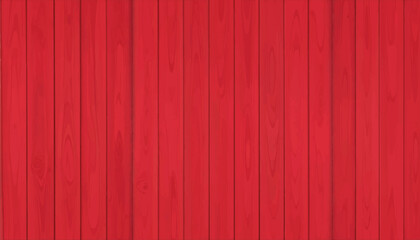 Red wooden background vector illustration. Vertical wood planks texture with realistic grain and soft shading. Rustic barn timber pattern for Christmas, festive, and vintage design backdrops. © Bediha Duru Öksüz