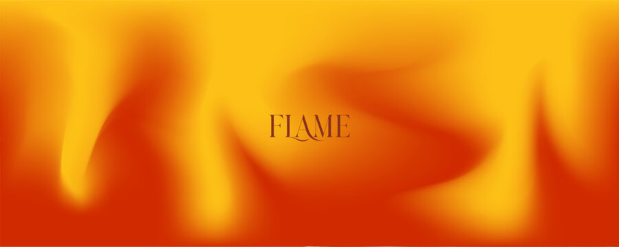 Fire heat pattern with gradient background flame and red orange lava. Pink liquid magma with yellow hot flow and autumn bright vector. Abstract 3d fire with layout presentation gradient.