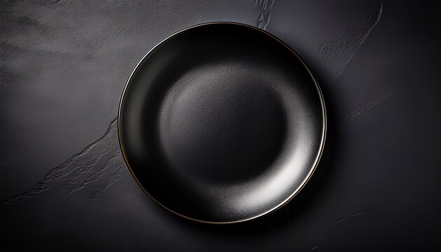 black plate