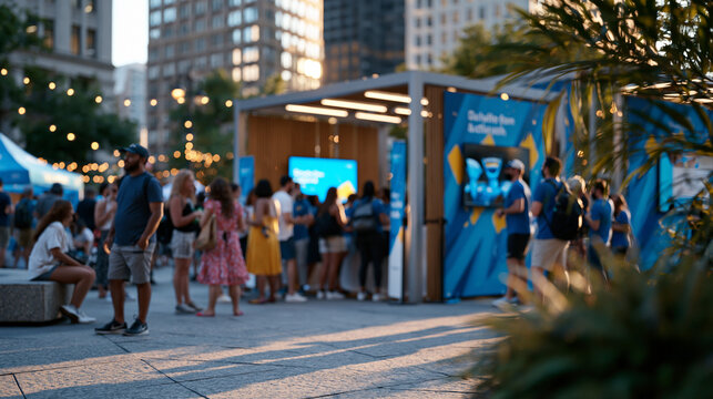 Brand activation street team in urban pl 1