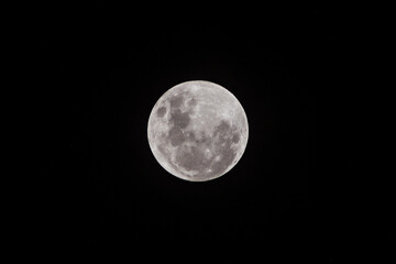 Fototapeta premium full moon over black