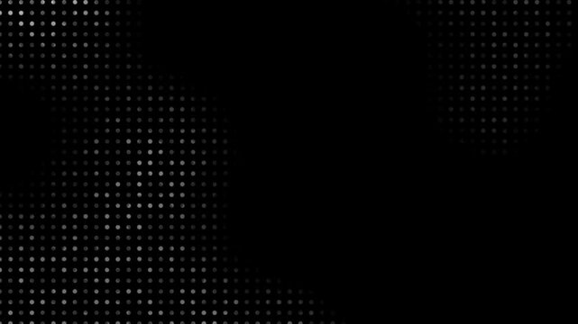 Animated abstract technology dark background random dots, Animated abstract technology dark background random dots and grid 4K. 
abstract animated halftone dotted retro technology background,