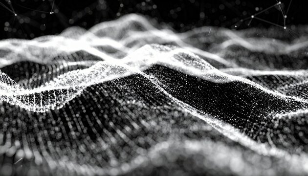 AI neural network concept, big data light quantum computing technology, futuristic and modern tech information transmission

