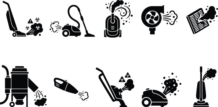 Black Water Droplets and Liquid Splash Vector Icon Set for Environmental Conservation, Plumbing Services & Industrial Oil Branding (EPS)