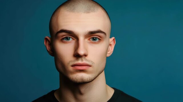 Puzzled Expression Portrait of a Man