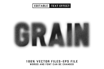Grain Editable Text Effect © AFahrur