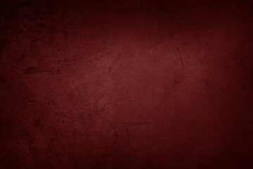 Fototapeta premium Red textured concrete wall background