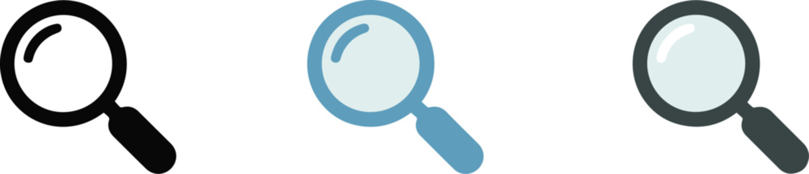 Search magnifier icons for accessibility use