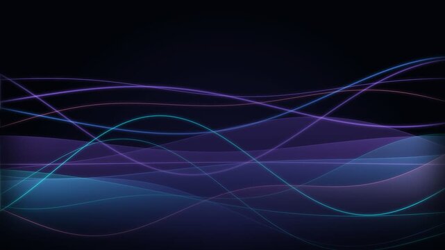 Abstract Quantum Waveform Sinusoidal Background 4K 