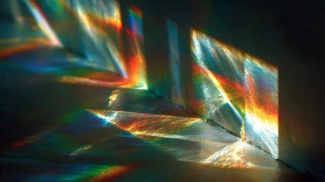 Abstract swirls of multicolored smoke and light streaks background