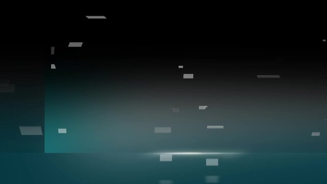 Television broadcast background for program intro, break bumper motion graphics template, glass effect background 