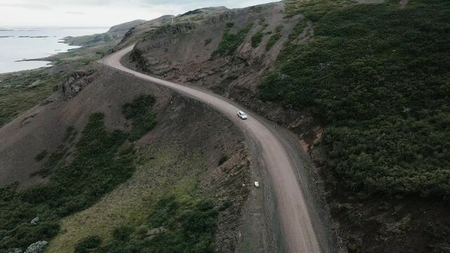 Westfjord road iceland